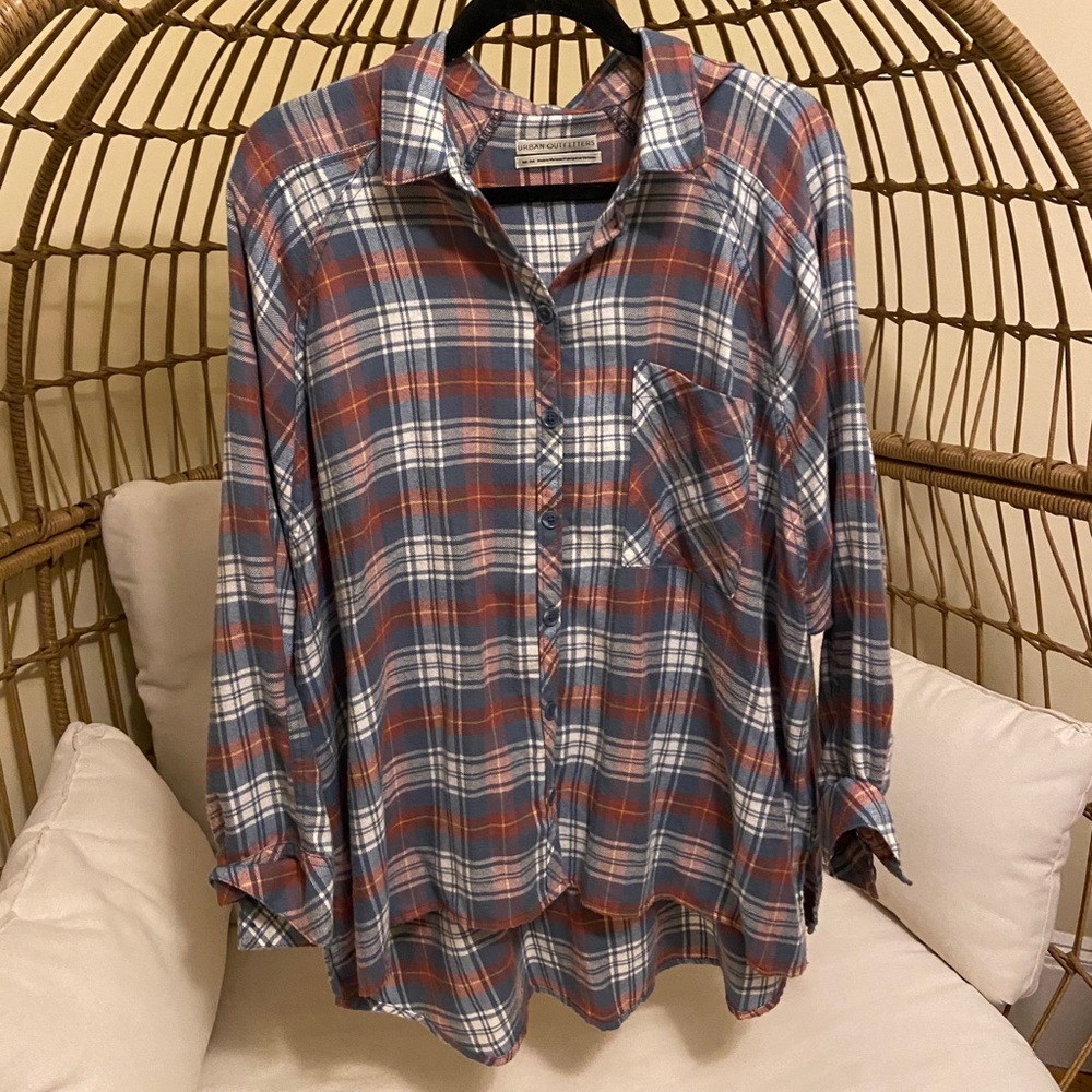 urban outfitters flannel size medium